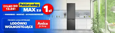 AGD - AMICA - lodówki z montażem - 0125 - baner główny belka mobi 396x116